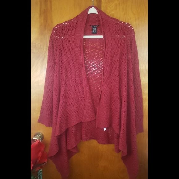 Lucky Brand Sweaters - Lucky Brand Tuscan Red Wool & Angora Blend Sweater
